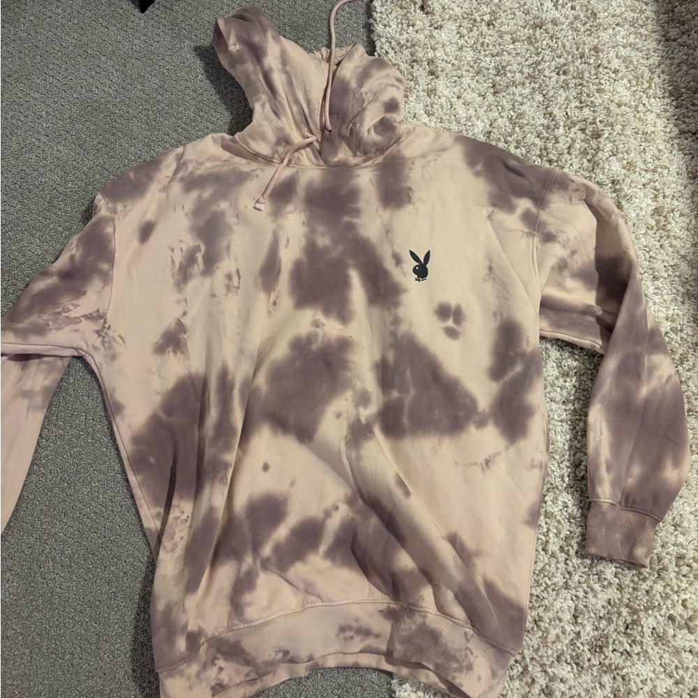 Tie-Dye Hoodie with Logo